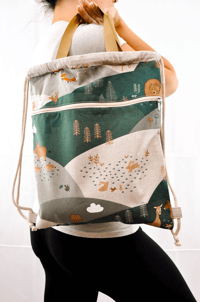 Forest Animals Print Backpack