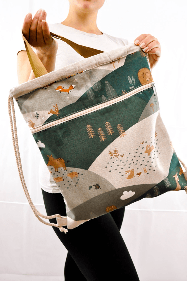 Forest Animals Print Backpack