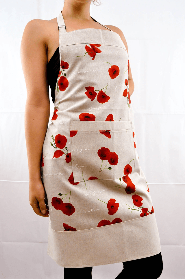 Poppies Apron