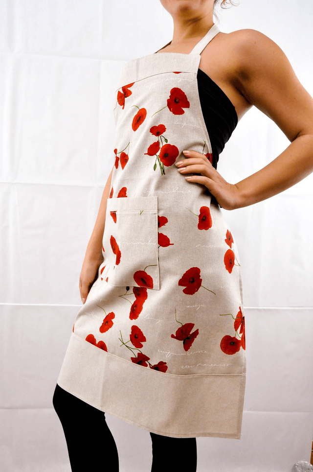 Poppies Apron
