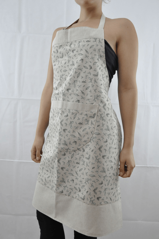 Small Green Leafs Apron