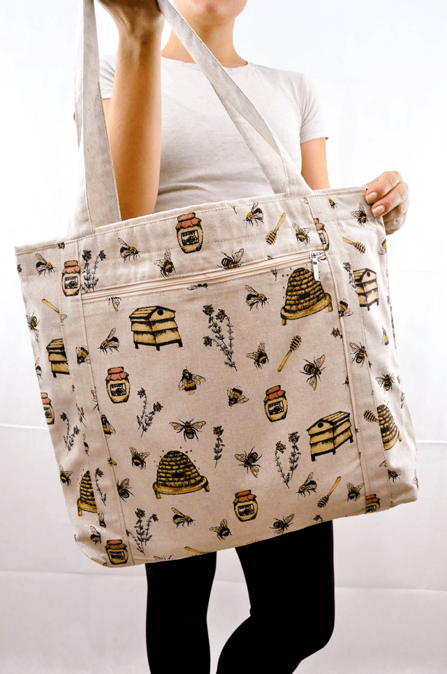 Honey Bee Shopping Tote